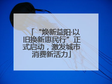 “焕新益阳·以旧换新惠民行”正式启动，激发城市消费新活力