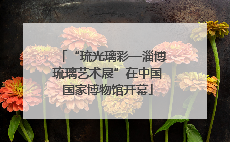 “琉光璃彩—淄博琉璃艺术展”在中国国家博物馆开幕