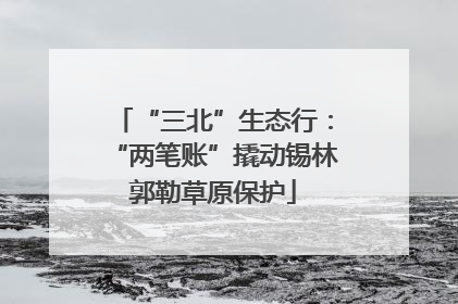 “三北”生态行：“两笔账”撬动锡林郭勒草原保护