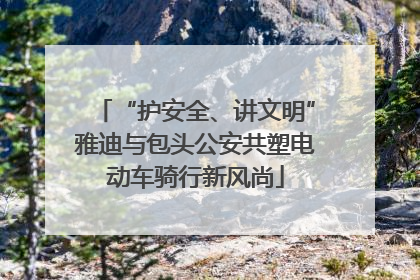 “护安全、讲文明”雅迪与包头公安共塑电动车骑行新风尚