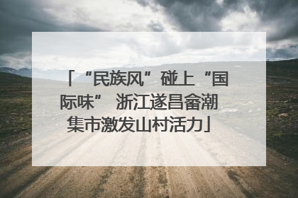 “民族风”碰上“国际味” 浙江遂昌畲潮集市激发山村活力