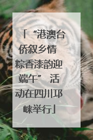 “港澳台侨叙乡情 粽香漆韵迎端午” 活动在四川邛崃举行