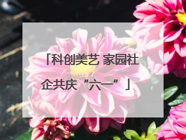科创美艺 家园社企共庆“六一”