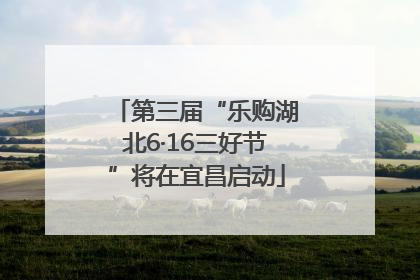 第三届“乐购湖北6·16三好节”将在宜昌启动