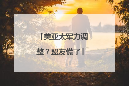 美亚太军力调整？盟友慌了