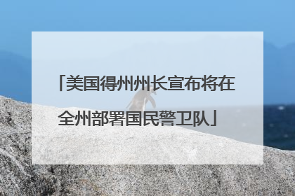 美国得州州长宣布将在全州部署国民警卫队