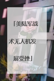 美陆军战术无人机发展受挫