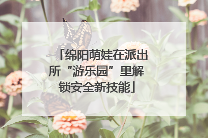 绵阳萌娃在派出所“游乐园”里解锁安全新技能