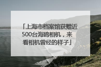上海市档案馆获赠近500台海鸥相机，来看相机曾经的样子
