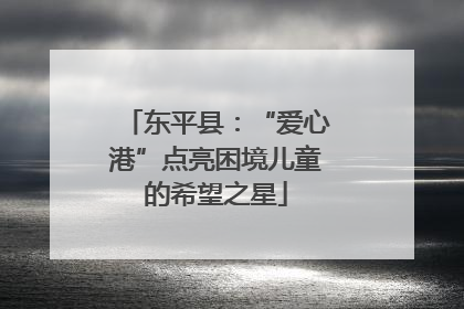 东平县：“爱心港”点亮困境儿童的希望之星
