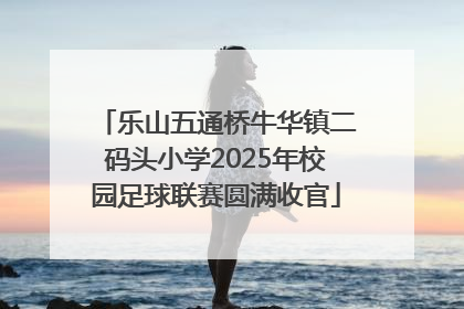 乐山五通桥牛华镇二码头小学2025年校园足球联赛圆满收官