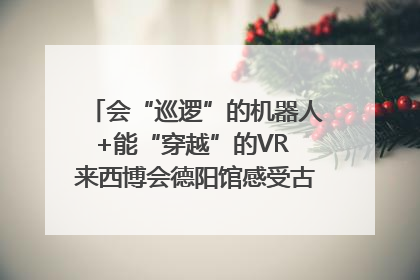 会“巡逻”的机器人+能“穿越”的VR 来西博会德阳馆感受古蜀文明与现代智造的时空对话｜西博视界