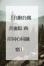 台胞台属共裹粽 两岸同心同融情