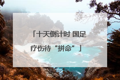 十天倒计时 国足疗伤待“拼命”