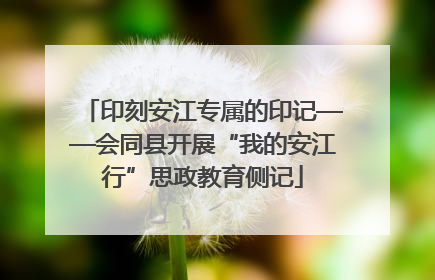 印刻安江专属的印记——会同县开展“我的安江行”思政教育侧记