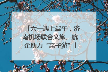 六一遇上端午，济南机场联合文旅、航企助力“亲子游”