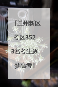 兰州新区考区3523名考生逐梦高考