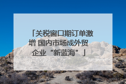 关税窗口期订单激增 国内市场成外贸企业“新蓝海”