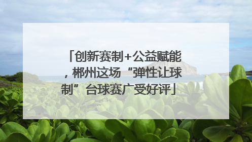创新赛制+公益赋能，郴州这场“弹性让球制”台球赛广受好评