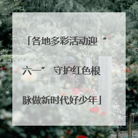 各地多彩活动迎“六一” 守护红色根脉做新时代好少年