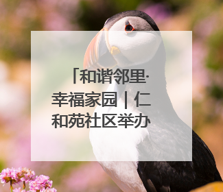 和谐邻里·幸福家园｜仁和苑社区举办“名城先锋·仁和之家”文明实践活动