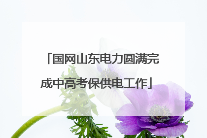 国网山东电力圆满完成中高考保供电工作