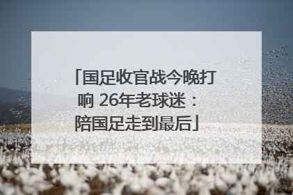 国足收官战今晚打响 26年老球迷：陪国足走到最后