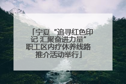 宁夏“追寻红色印记 汇聚奋进力量”职工区内疗休养线路推介活动举行