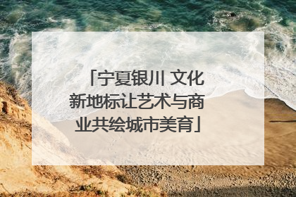 宁夏银川 文化新地标让艺术与商业共绘城市美育
