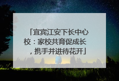 宜宾江安下长中心校：家校共育促成长，携手并进待花开