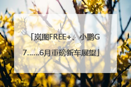 岚图FREE+、小鹏G7……6月重磅新车展望