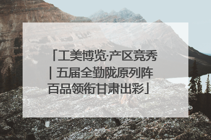 工美博览·产区竞秀｜五届全勤陇原列阵 百品领衔甘肃出彩