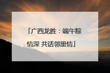 广西龙胜：端午粽情深 共话邻里情