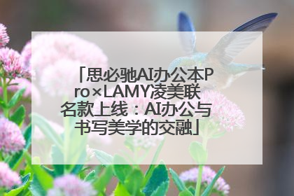 思必驰AI办公本Pro×LAMY凌美联名款上线：AI办公与书写美学的交融