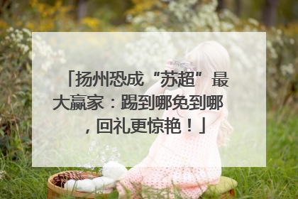 扬州恐成“苏超”最大赢家：踢到哪免到哪，回礼更惊艳！