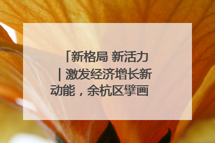 新格局 新活力｜激发经济增长新动能，余杭区擘画消费市场新布局