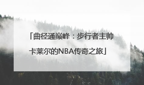 曲径通巅峰：步行者主帅卡莱尔的NBA传奇之旅