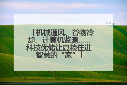 机械通风、谷物冷却、计算机监测……科技优储让夏粮住进智慧的“家”