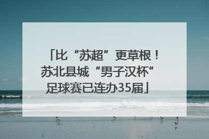 比“苏超”更草根！苏北县城“男子汉杯”足球赛已连办35届