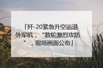 歼-20紧急升空逼退外军机，“数轮激烈攻防”，现场画面公布