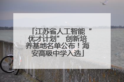江苏省人工智能“优才计划” 创新培养基地名单公布！海安高级中学入选