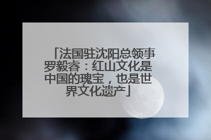 法国驻沈阳总领事罗毅睿：红山文化是中国的瑰宝，也是世界文化遗产