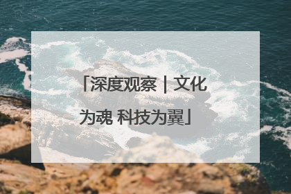 深度观察｜文化为魂 科技为翼