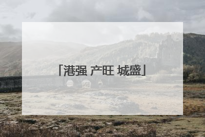 港强 产旺 城盛