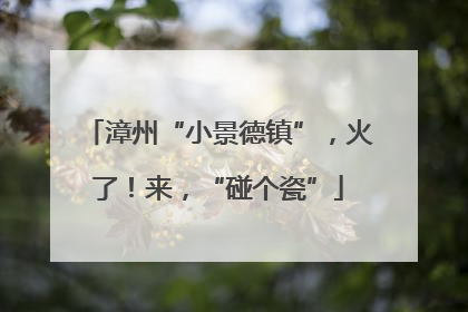 漳州“小景德镇”，火了！来，“碰个瓷”