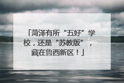菏泽有所“五好”学校，还是“苏教版”，藏在鲁西新区！