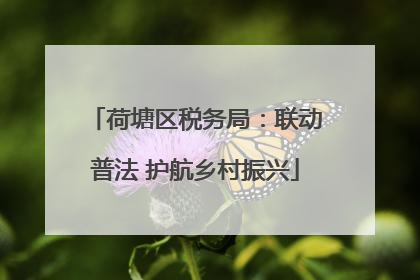 荷塘区税务局：联动普法 护航乡村振兴