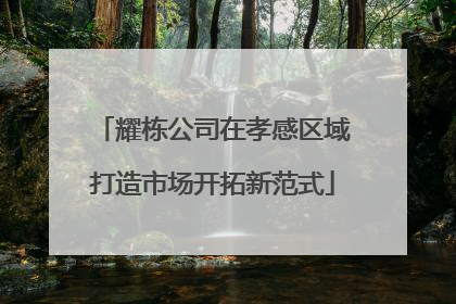 耀栋公司在孝感区域打造市场开拓新范式