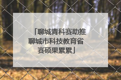 聊城青科赛助推聊城市科技教育省赛硕果累累