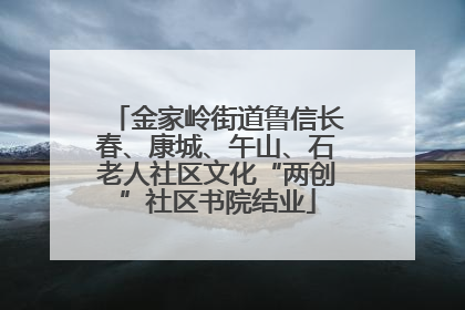 金家岭街道鲁信长春、康城、午山、石老人社区文化“两创”社区书院结业